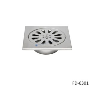 ตะแกรงกันกลิ่นกันแมลงสแตนเลส หน้าแปลน 6 นิ้ว FD-6301