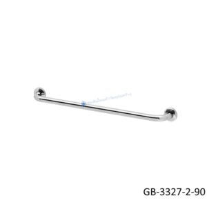 ราวกันลื่นสแตนเลส ยาว 90ซม. (OD 32) ผิวเงา GB-3327-2-90
