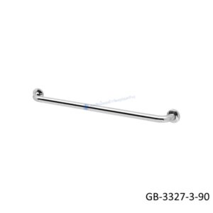 ราวกันลื่นสแตนเลส ยาว 90ซม. (OD 38) ผิวเงา GB-3327-3-90