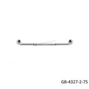 ราวกันลื่นสแตนเลส ยาว 75ซม. (OD 32) ผิวเงา รุ่นพิมพ์ลาย GB-4327-2-75
