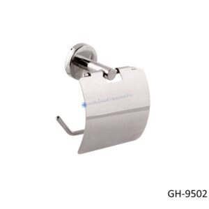 ที่ใส่กระดาษทิชชู่สแตนเลส มีฝาปิด ผิวเงา รุ่น โกไลแอท GH-9502
