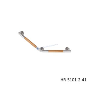 ราวกันลื่นแบบตัว V, 135 องศา รุ่น TEAK-304 (OD) 32 มม. HR-5101-2-41
