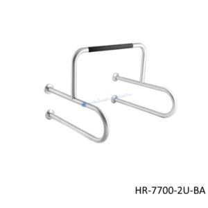 ราวกันลื่นข้างโถปัสสาวะชาย (OD) 32 มม. ผิวแฮร์ไลน์ รุ่น Metallic HR-7700-2U-BA