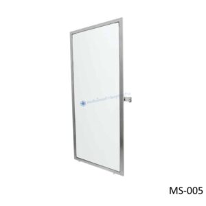 กระจกเงาปรับองศาได้ กรอบสแตนเลส ขนาด 40×100 ซม. MS-005