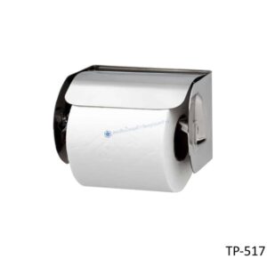 ที่ใส่กระดาษทิชชู่สแตนเลส มีฝาปิด ผิวเงา TP-517