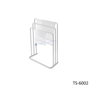ราวตากผ้าสแตนเลส 3 ระดับ แบบตั้งพื้น ผิวแฮร์ไลน์ TS-6002