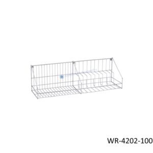 ที่คว่ำจานพร้อมขอแขวน แบบติดผนัง ขนาด 100 ซม. WR-4202-100