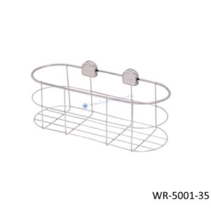 ชั้นวางอเนกประสงค์สแตนเลส ทรงรี ขนาด 35ซม. WR-5001