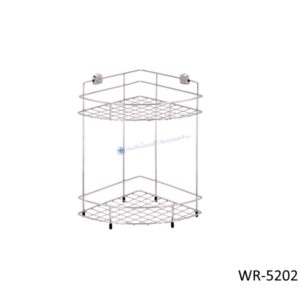ชั้นวางอเนกประสงค์สแตนเลส เข้ามุม 2 ชั้น WR-5202