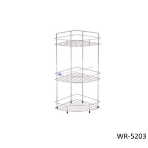 ชั้นวางอเนกประสงค์สแตนเลส เข้ามุม 3 ชั้น WR-5203
