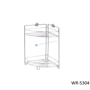 ชั้นวางอเนกประสงค์สแตนเลส เข้ามุม 2 ชั้น WR-5304
