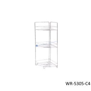 ชั้นวางอเนกประสงค์สแตนเลส เข้ามุม 3 ชั้น WR-5305-C4
