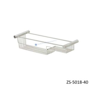 ชั้นวางของในห้องน้ำทรงสูง แบบติดผนัง ขนาด 40 ซม. รุ่นซีอุส ZS-5018-40