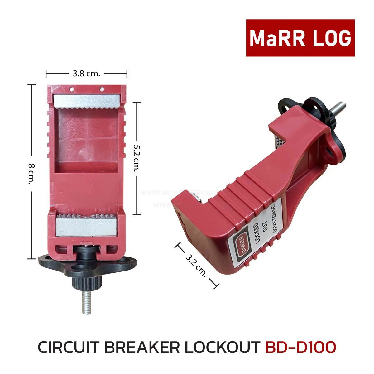 เบรกเกอร์วงจร ล็อคเอาต์ Circuit Breaker Lockout BD-D100 (1ชิ้น) - Image 6