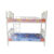 เตียงเหล็ก ขนาด 3.5 ฟุต 2 ชั้น + ที่นอนโฟม (สีขาว)