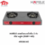 HAFELE เตาแก็สแบบตั้งพื้น 2 หัว : ซีรีย์ บลููไฟ (RUBY-140) รหัส 495.06.140
