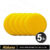 ฟองนํ้ากลมเหลือง Circle Wax Sponge 10×1.5 cm เซต5ชิ้น