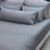 ผ้าปูที่นอนเกรดเอ สีเทา ผ้าCotton 100% ลายริ้ว