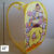 ตะกร้าผ้า ถังผ้าตาข่าย พับได้ลาย ปอมปอมบุริน Pompompurin