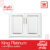 King Platinum บานซิงค์คู่ใต้เตารุ่นเพิร์ล ขนาด 81.7×61.7×8.5 ซม. (สีขาว)