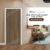 Leowood ประตู UPVC ลายไม้ รุ่น UDoor สี Brownie Oak มี 2 ขนาด ประตูไม้ ประตูภายใน ประตูภายนอก กันน้ำ กันปลวก(3.5x80x200 cm.)