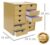 RELUX ตู้ลิ้นชักเล็กใส่เครื่องเขียน รุ่นMDF-421 (12ลิ้นชัก)