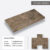 กระเบื้องปูพื้น UVT โวสคานิค ร๊อค 30x60x3.5cm.