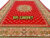 พรมลายดาว สีแดง 2.70×4.50 ม.
