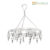 KANTAREEYA ที่หนีบผ้าแสตนเลสแบบกลม 20 pegs. KT-CH02/20