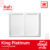 King Platinum บานซิงค์คู่รุ่นเคิร์ฟ ขนาด 96×68.8×8.5 ( ขาว)