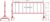 แผงกั้นจราจร 300x110cm. ไม่มีล้อ ขาว-แดง