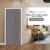 Leowood ประตู UPVC ลายไม้ รุ่น UDoor สี Light Grey มี 2 ขนาด ประตูไม้ ประตูภายใน ประตูภายนอก กันน้ำ กันปลวก(3.5x80x200 cm.)