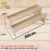ชั้นไม้วางสินค้าแบบขั้นบันได 2ขั้น 50x18x20 cm.
