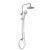 ชุดเรนชาวเวอร์แบบกลม Rain shower FS-7002 สีโครเมี่ยม NASCO