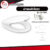 COTTO ฝารองชักโครก C91005 ทรงรี Elongate