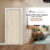 ประตู UPVC ลายไม้ รุ่น UDoor สี Tango มี 2 ขนาด ประตูไม้ ประตูภายใน ประตูภายนอก กันน้ำ กันปลวก (3.5X80X200 cm)