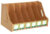 Relux กล่องเสียบแฟ้มไม้6ช่อง MDF-692×6 ไม้เคลือบผิว