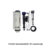 F930002 อุปกรณ์หม้อน้ำ 2PC แบบครบชุด