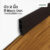 Leowood บัวผนัง PVC ขนาด 2 นิ้ว ขนาด 16 x 50 x 2000 มม. มี 10 สี อุปกรณ์จบงาน(สี Black Oak)