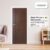 Leowwod ประตูไม้ Series 6 ลาย 61 (Walnut ลาย 01 (80))