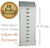 RELUX ตู้ลิ้นชักไม้ใส่เอกสาร รุ่นMDF-1210 ตั้งพื้น 10ลิ้นชัก