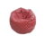 Beanbag หยดน้ำ ไซส์ S ลายจุดขาว-พื้นแดงPVC