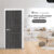 Leowood ประตู UPVC ลายไม้ รุ่น UDoor สี Cinereo Oak มี 2 ขนาด ประตูไม้ ประตูภายใน ประตูภายนอก กันน้ำ กันปลวก(3.5X70X200 cm)