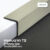 Leowood ตัวจบครอบฉาก T2 ขนาด 25 x 25 x 2000 มม. (สี White Oak)