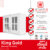 King Gold ตู้แขวนคู่ ลาย คริสตัล ขนาด 88.5x68x34 ซม. สีขาว