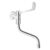 AMERICAN STANDARD A-1609-10 ก๊อกน้ำเย็นอ่างล้างหน้าก้านปัดยาวแบบติดผนัง