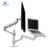 Double 2 in 1 Hybrid Arms for Laptop & Monitor Desk Mount