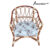 Anusarin ArmChair01 Aurora อาร์มแชร์หวายแท้พร้อมเบาะลายกุหลาบ
