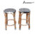 Anusarin สตูลหวายสูง Rattan Stool 65cm