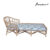 Anusarin Aurora 03 Rattan DAYBED with Floral Print Cushion